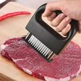 thumbnail image 3 of Meat Tenderizer with Stainless Steel Blades Steak Hammer Pounder Tool Chicken Tenderizer Kitchen Gadgets, 3 of 3