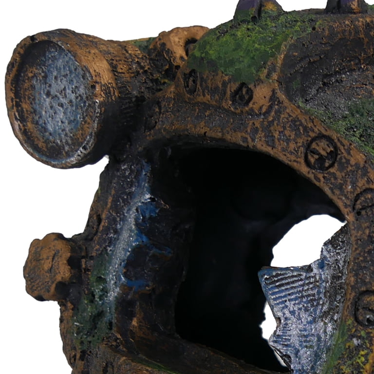Penn-Plax Deco-Replicas Sunken Garden Diver Helmet Aquarium