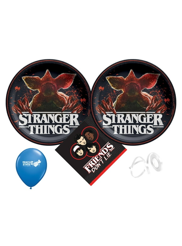 Stranger Things Party Supplies in Stranger Things