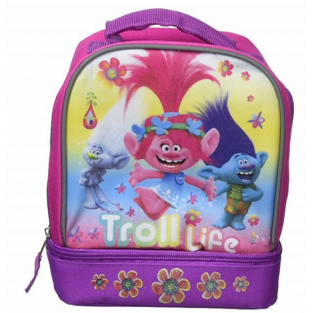 DreamWorks Trolls Diamond Poppy & Branch Troll Life Insulated Lunch Bag