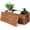 Brown, variant on Toilet Paper Basket, Rattan Toilet Tank Basket for Bathroom, Wicker Baskets with Lid for Storage, Whitewash