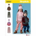 thumbnail image 2 of Simplicity Patterns US8997AA 0.5-3 Sportswear Toddlers Dressess, 2 of 4