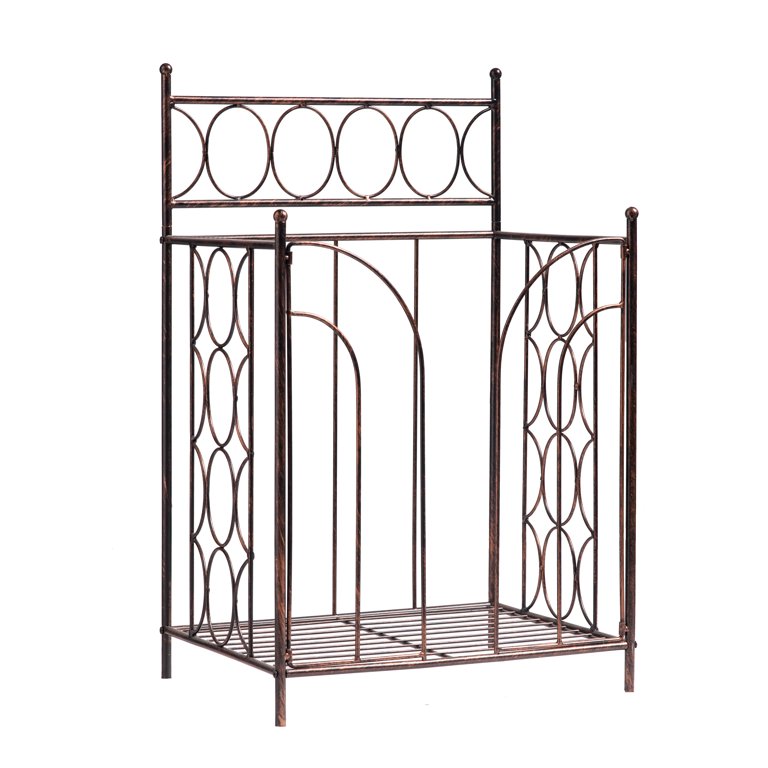 Exeter 3 Piece Transitional Bathroom Storage Shelving Set, Copper Iron