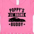 thumbnail image 3 of Inktastic Poppy's Lil' Racing Buddy with Car Silhouette Gift Baby Girl Dress, 3 of 4