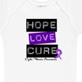 thumbnail image 4 of Inktastic Cystic Fibrosis Hope Love Cure Boys or Girls Baby Bodysuit, 4 of 5