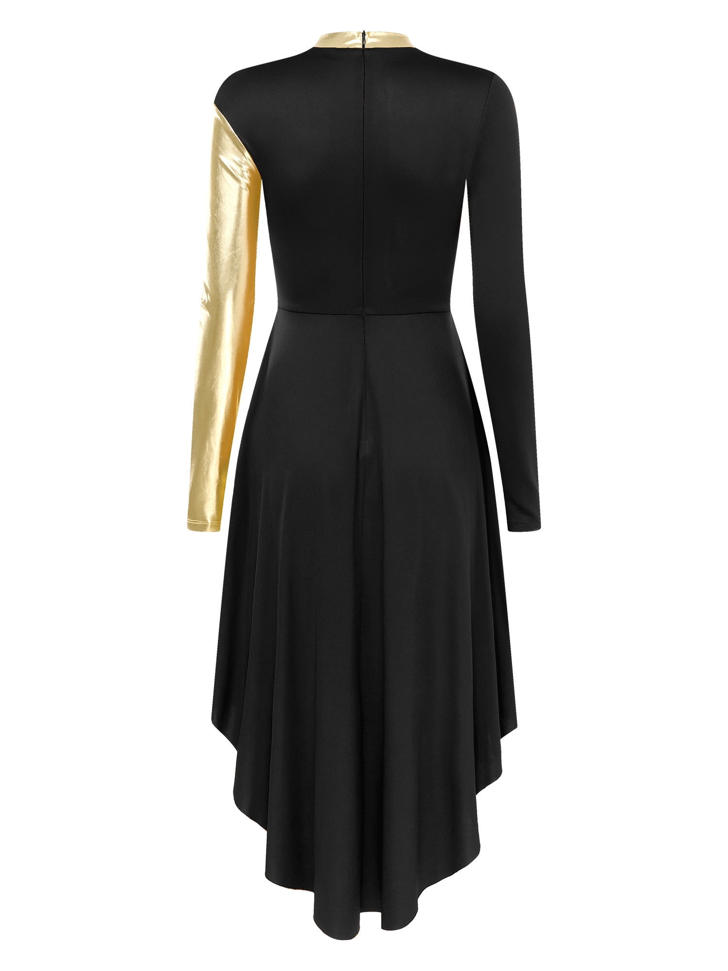 Easyforever Women's Praise Dance Dress - Long Sleeve Church Worship Tunic