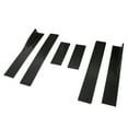 thumbnail image 4 of Amdohai Extensions de Jupe Latérale de Voiture Rocker 2M Fentes Universelles Diffuseur Lèvres Jupe Latérale Noire, 4 of 8