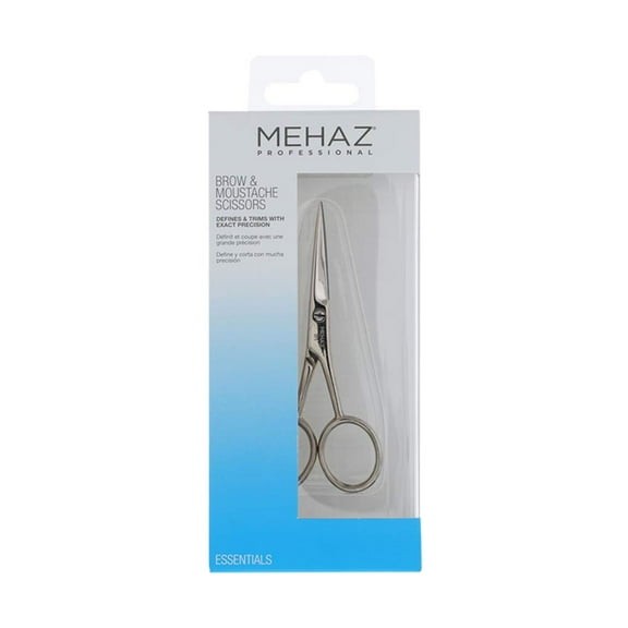 Mehaz Professional Eyebrow & Moustache Scissors Straight Blade Model No. MS371