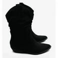 thumbnail image 2 of STYLE & COMPANY Womens Black Dannaa Almond Toe Block Heel Western Boot 8.5 M, 2 of 5