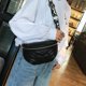 thumbnail image 4 of Sywqhk Hüfttasche Frauen Wellenmuster Leder Brusttaschen Geldgürteltaschen (Schwarz) Sywqhk Para estrenar, 4 of 4