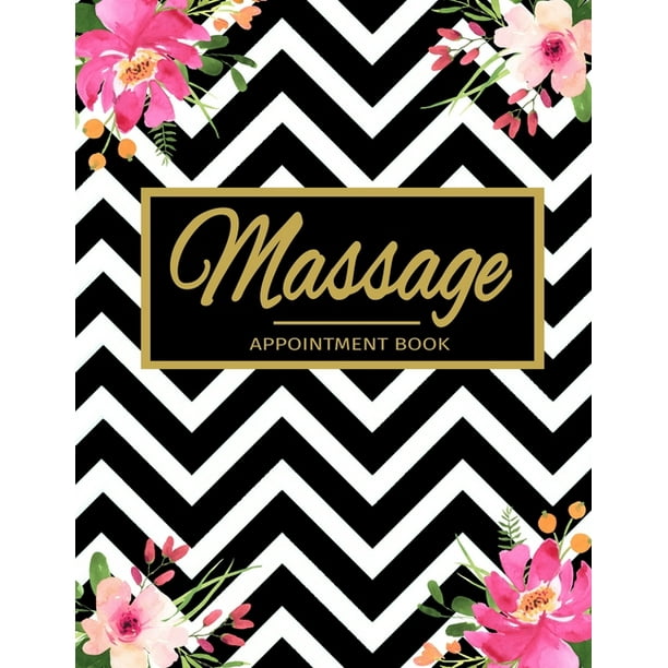 Massage Appointment Book Undated 52 Weeks Monday To Sunday 8am To 6pm Massage Appointment