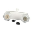thumbnail image 4 of kowaku Shower Tap for Recreational Vehicle Houses, Spare Parts, Supplies with 2 Knobs, Replacement, Shower Valve for Traveling Indoors, Trip White, 4 of 9