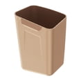thumbnail image 1 of DimyFew Mini Silicone Car Trash Can Garbage Container Stylish Versatile Accessories Small Compact Auto Interior Organizer Storage Box Brown, 1 of 6