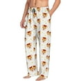 thumbnail image 3 of Kdxio Funny Corgi Print Men's Sleep Pajama Pant Lounge Pants with Pockets, 3 of 8