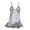 Gray, variant on Forzero Suspenders V-neck Solid Color Nightdress
