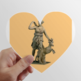 thumbnail image 1 of Jungle Virgin Female Midwifery Hunting Heart Vinyl Sticker Bicycle Bottle Decal, 1 of 3