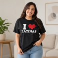 thumbnail image 2 of I Heart Latinas Graphic T-Shirt, Unisex Classic Fit Cotton Tee, 2 of 9