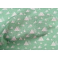 thumbnail image 5 of oneOone Cotton Poplin Fabric Triangle Geometric Print Sewing Fabric BTY 56 Inch Wide, 5 of 5