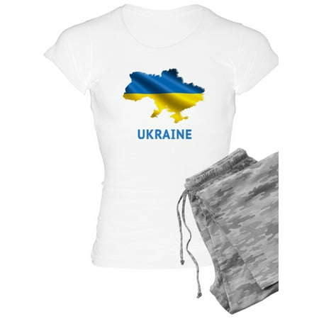 

CafePress - Cool Ukraine Flag Ukrainian Pride Native H Pajamas - Women s Light Pajamas