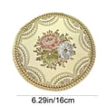 thumbnail image 3 of Todaioua Vase Mat European Heatproof Tea Cup Mat Table Mat Ashtray Mat Desktop Lamp Pad Coaster for Dining Table Decor Kitchen Insulation Protector Washable Placemat, 3 of 7