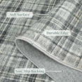 thumbnail image 4 of Memoryfield 2' x 8' Washable Plaid Runner Rug, Modern Non-Slip, Stain-Resistant Floor Carpet for Bedroom, Entryway, Kitchen, Dining Room & Dorm, Green, 4 of 6