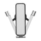 thumbnail image 1 of Soporte para teléfono de coche para rejilla de ventilación, soporte por gravedad para teléfonos móviles de 4 a 6 pulgadas. plata, 1 of 9