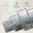 thumbnail image 6 of Elephant Stock Colors Of The Seaside Wall Art - Horizontal Multi Panel Canvas - Living Room Wall Decor - Abstract Multi Panel - Blue And Gray Decor By Carol Robinson - 80" x 36", 6 of 8