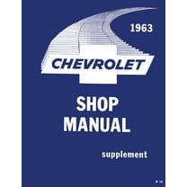 Detroit Iron OEM 1963 Chevrolet Passenger Car Shop Manual Supplement to 1961 Chevy Shop Manual