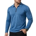 thumbnail image 2 of Kakii Mens Golf Shirt Moisture Wicking Quick-Dry Long Sleeve Casual Polo Shirts for Men, 2 of 6