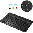 thumbnail image 2 of Universal Ultra Light Slim Portable Wireless Bluetooth 3.0 Keyboard for iOS iPad iPad Air, Pro, Mini, Android, Windows Tablets PC Smartphone with Protection Case Stand, 2 of 4