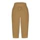 thumbnail image 3 of WILLBEST Pantalones Casuales de Verano para Mujer, Elásticos, de Cintura Alta, a Rayas, de Lino, con Pierna Ancha, Holgados, para Uso Diario. Grande, 3 of 4