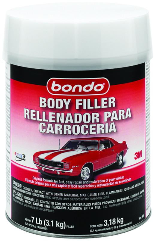 New 3M 265 Bondo Lightweight Body Filler 1 Gal Can Red Viscous Paste