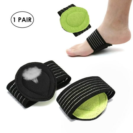 Metatarsal Pads, 1Pair Arch Pad Flat Foot Sleeve Support Fallen Heel Pain Reliever Orthopedic Insole Massage Breathable for Men