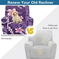 thumbnail image 4 of Kuiaobaty Polynesian Frangipani Recliner Chair Cover for Large Recliner Easy Installation Reclining Sofa Slipcover Breathable Reclining Slipcover with Pocket for Pets Kids, 4 of 8