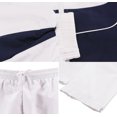 thumbnail image 2 of Men's Casual Running Working Out Jogging Gym Fitness Straight Leg Tracksuit Set (White, M), 2 of 2