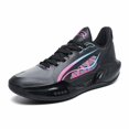 thumbnail image 4 of Bolognifi Men's Shoes Training Outdoor Basketball Running Sports Sneakers Fans - BLACK_6, 4 of 7