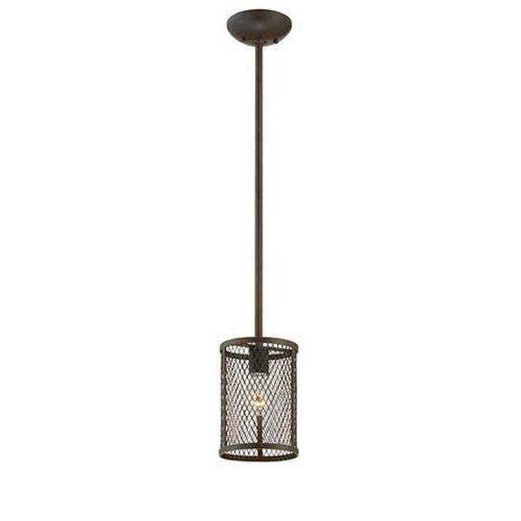 Millennium Lighting  Metal 1 Light Mini-Pendant Fixture in Multiple Finishes Rubbed Bronze Oil Rubbed Bronze