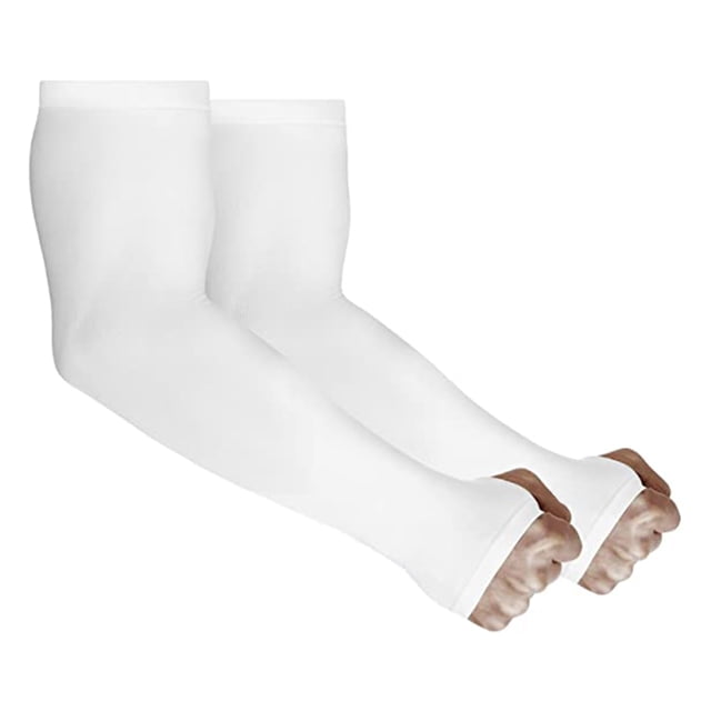 Manchons de Compression Protection UV Rafraîchissants pour Hommes Femmes Été Protection Solaire, Cyclisme Conduite Golf Course