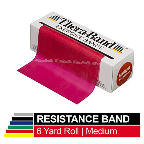6 Yard Roll Professional Latex Elastic Band for & 2 TheraBand Resistance Bands 