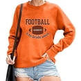 thumbnail image 2 of Gibobby Sudaderas para Mujer Sudadera de manga larga para mujer dobladillo largo bloque de color(Naranja,G), 2 of 3