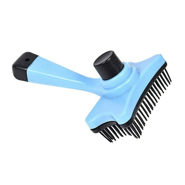 Pet Grooming Brush Automatic MultiFunctional Plastic Comb for Dogs