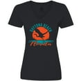 thumbnail image 3 of Inktastic Daytona Beach Florida Vacation Trip Women's V-Neck T-Shirt, 3 of 5