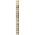 thumbnail image 3 of Ekena Millwork 94"H x 1/8"T Pontiac Adjustable Acrylic Decorative Slat Wall Panel Kit, Gold Mirror (contains 16 Slats + 1 Straight Edge Starter Slat), 3 of 11