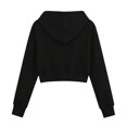 thumbnail image 7 of Abcomgle Girls Zip Up Sweatshirt Size 7/8 Cropped Long Sleeve Jacket for Kids Cute Fashion Lightweight Girls Hoodies with Pockets, 7 of 7