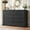 Black, variant on Aunfebrco Black Dresser for Bedroom Farmhouse Chest of Drawers with Charging Station, Modern 9 Drawers Dresser Storage Tower Organizer for Living Room Closet