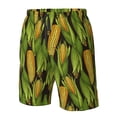thumbnail image 4 of Logiee Corn 2 Print Mens Swim Trunks Quick Dry Board Shorts,Breathable Hawaii Beach Shorts Swimwear Bathing Suits-Small, 4 of 6
