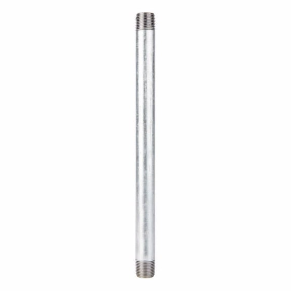 STZ Industries 1/2 in. MIP each X 1/2 in. D Galvanized Steel 11 in. L Nipple