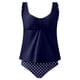 thumbnail image 3 of TaTaai Women's High Waisted Tankini Set Printed Tie Knot Two Piece Swimsuit Wide Straps Casual Stylish Swimwear for Beach Holiday Pool and Daily Sports Activities Gift, 3 of 4