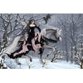 thumbnail image 1 of The Dark Fairy - Canvas OR Print Wall Art, 1 of 1