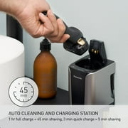 Panasonic Electric Razor for Men, Electric Shaver, ARC5 with Premium Automatic Cleaning and Charging Station, Wet Dry Shaver Men, Cordless Razor, with Pop-Up Trimmer